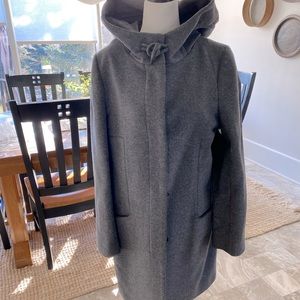 Women’s grey wool coat
